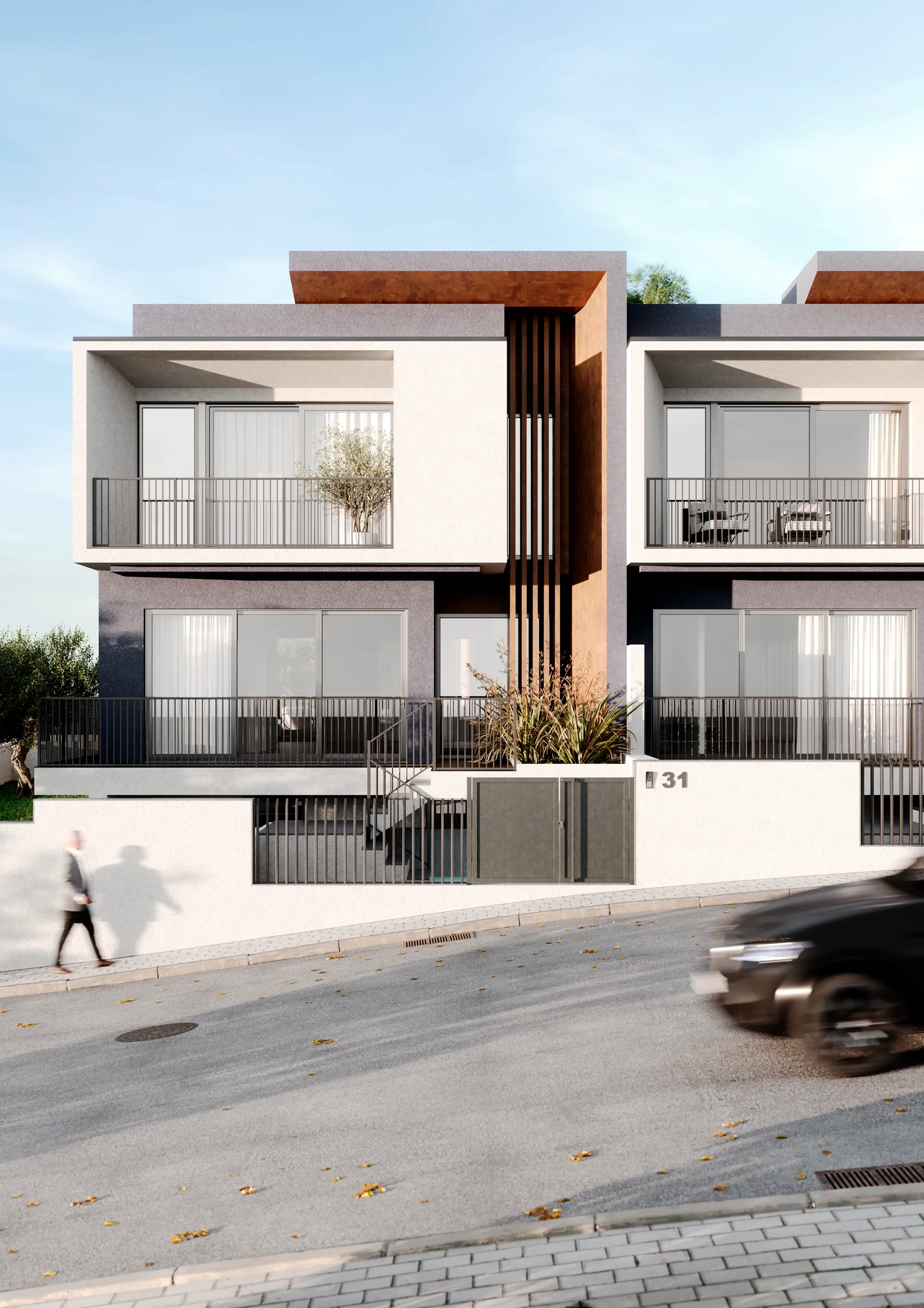 Fotografia das Fachadas