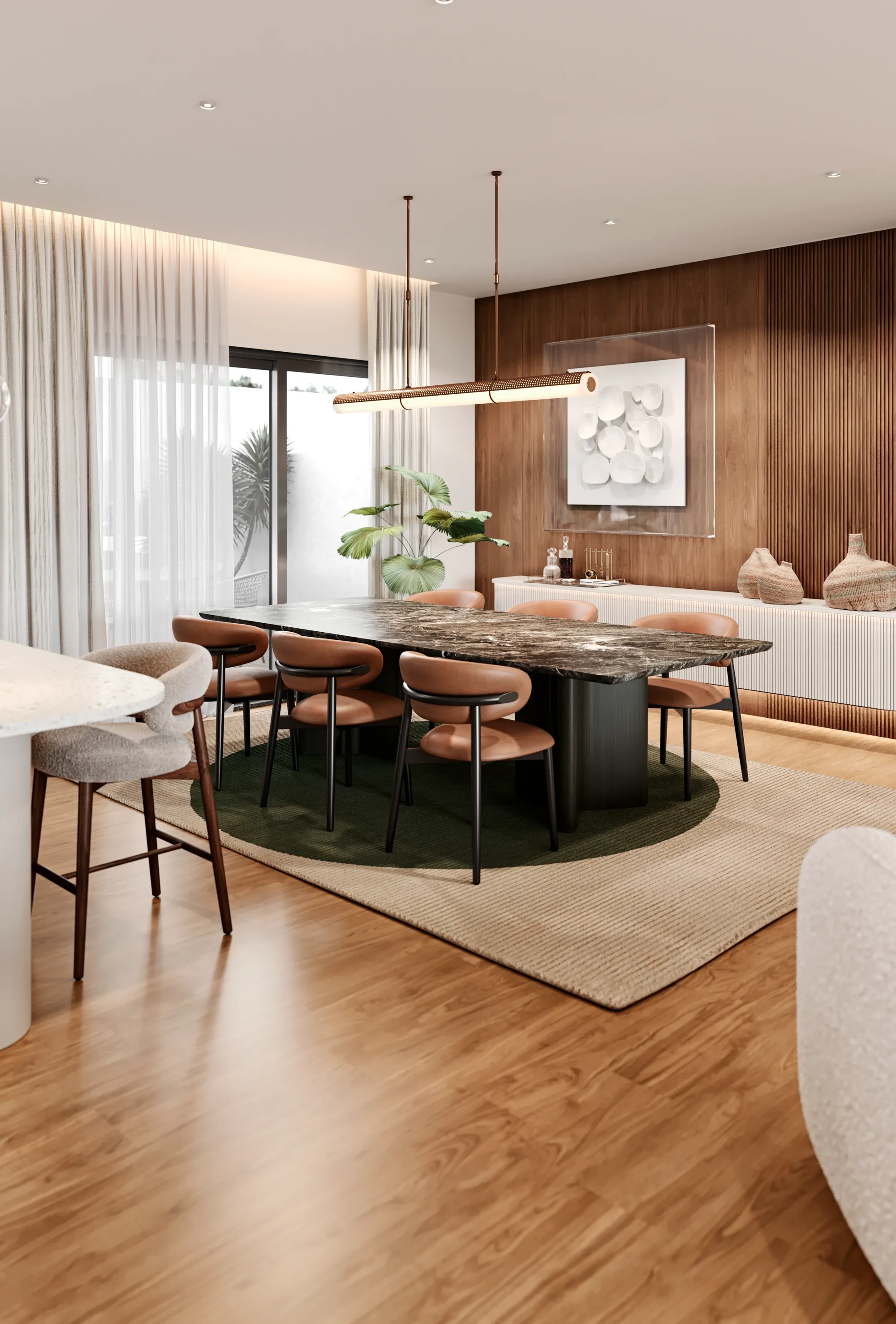 Fotografia da Sala de Jantar Ilha